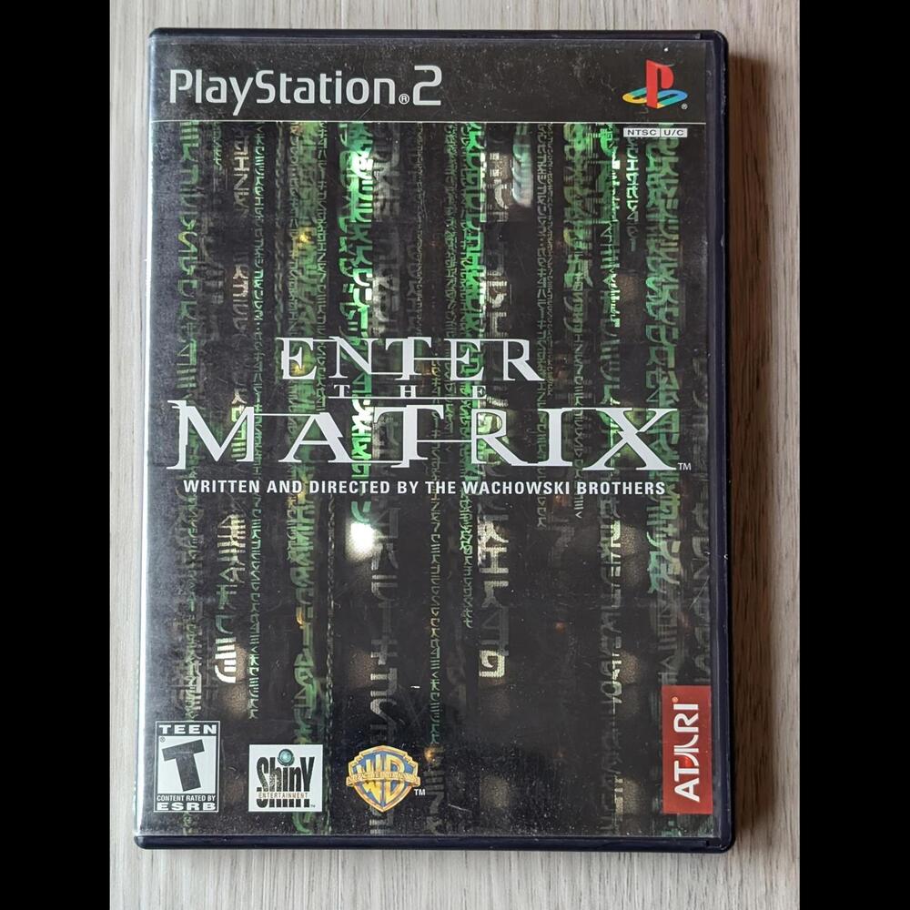 Sony PlayStation 2 Enter the Matrix video game with Manual and Case